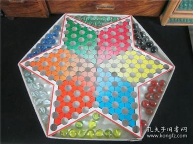 上世纪80年代中国制造弹子跳棋一套童年回忆玩具2