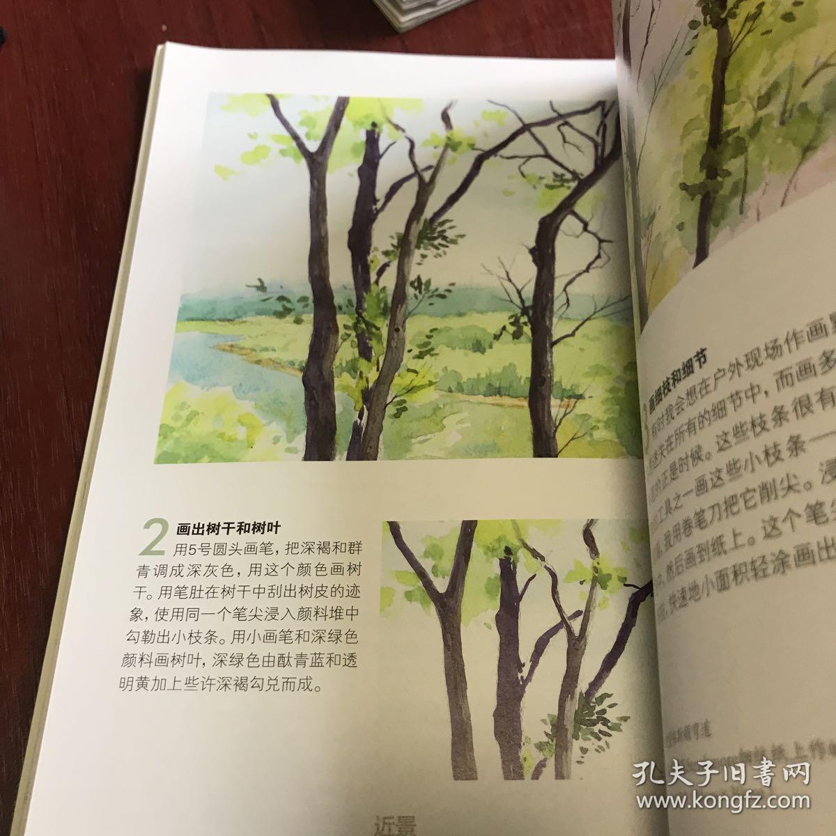 水彩奶奶cathy johnson的清新手绘教程