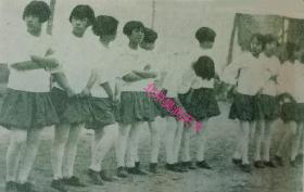 1928年北平华北运动会中的女学生