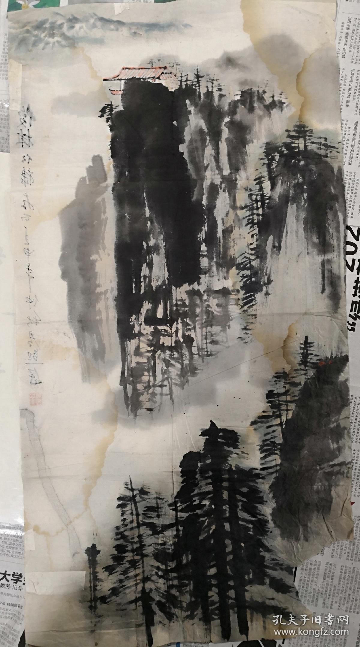 老画家徐君熙山水(保真出售)