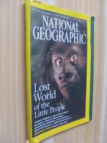 NATIONAL GEOGRAPHI  LOST   world   of  the  little   people