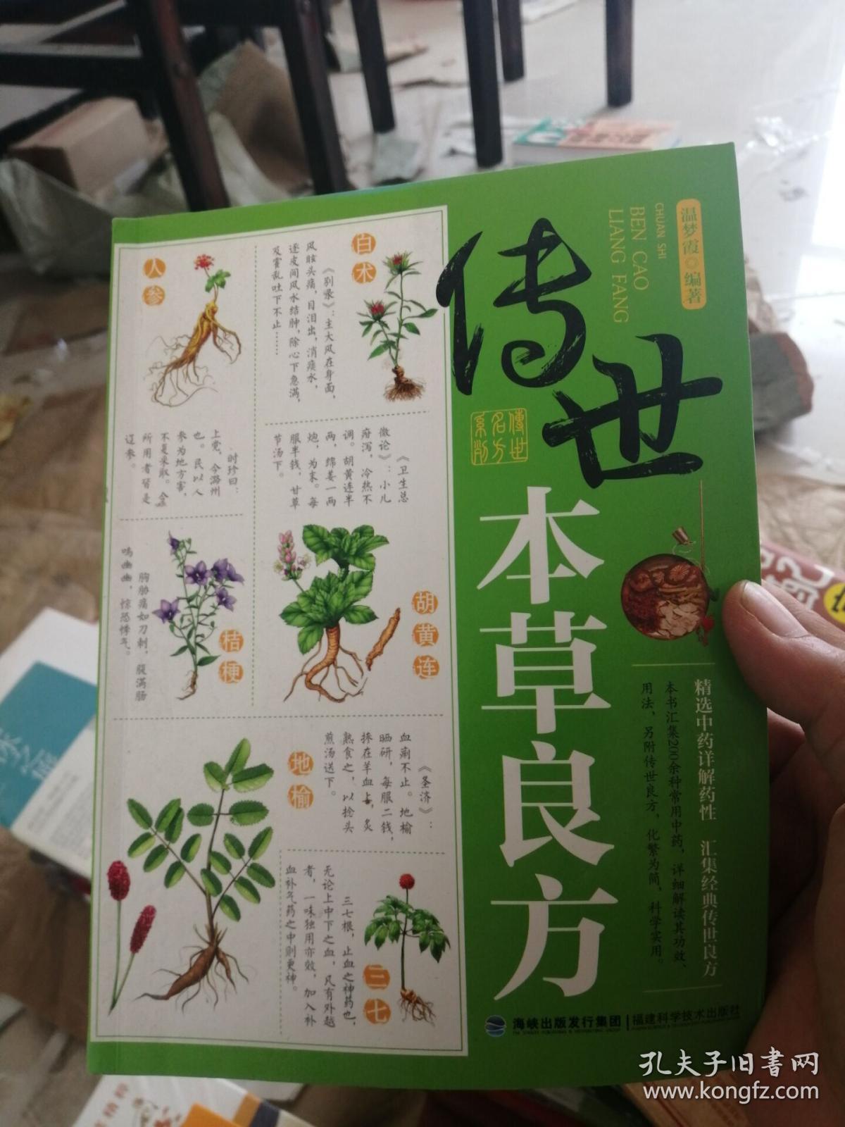 方系列(精选中药详解药性 汇集经典传世良方)彩印正版附药名拼音索引