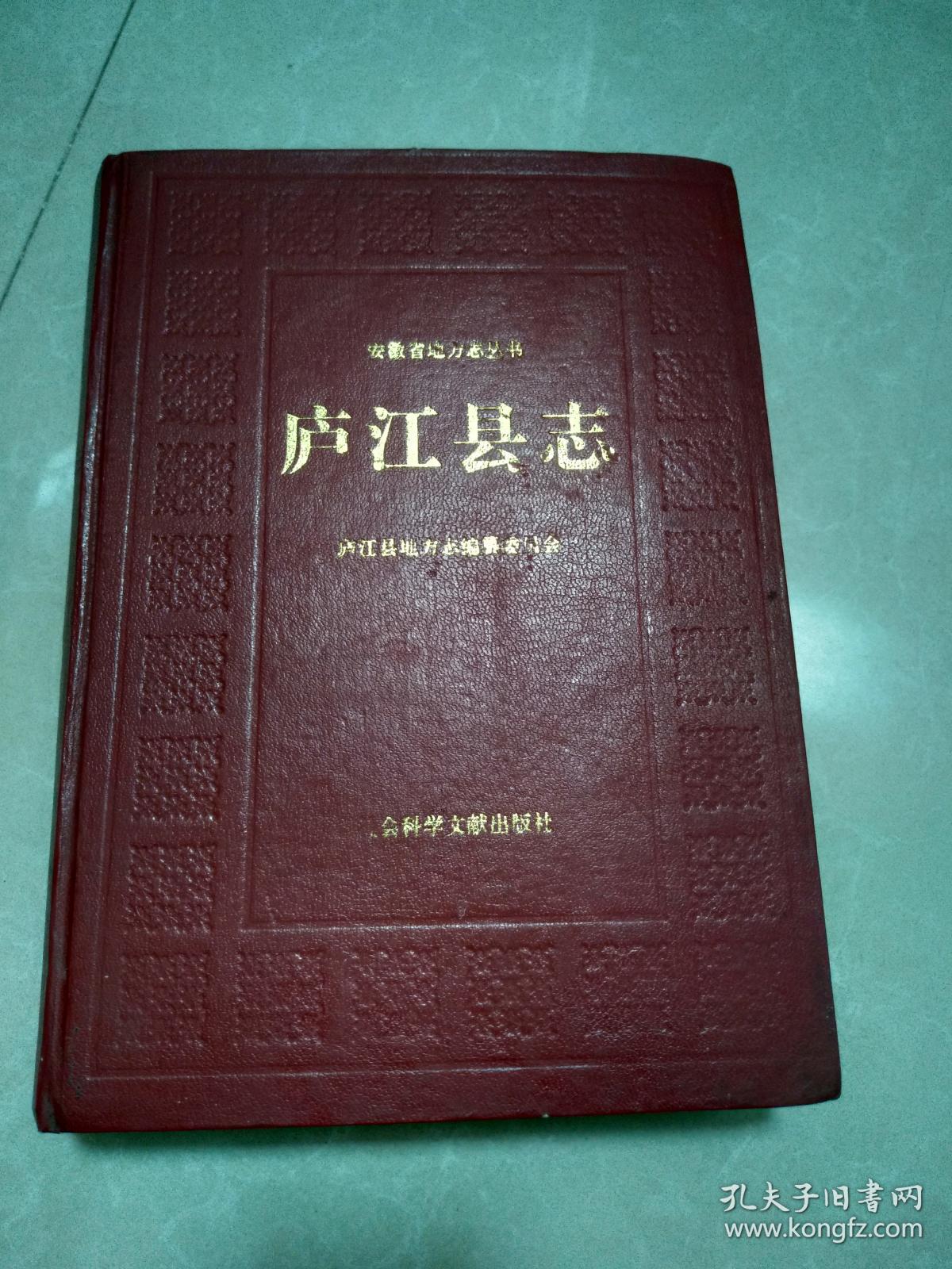 庐江县志【安徽地方志丛书】