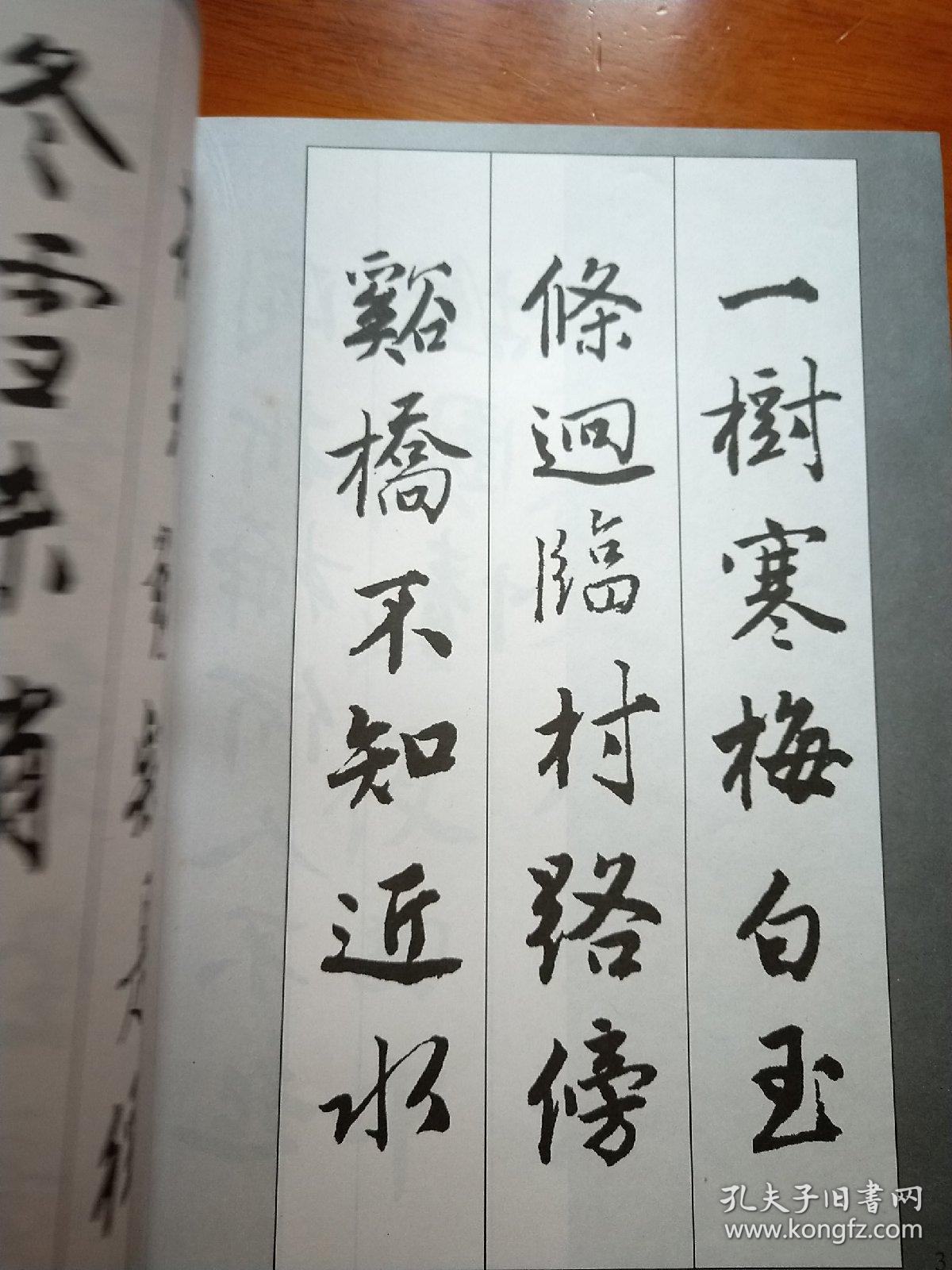 集字古诗唐伯虎《行书墨迹》——新概念字帖