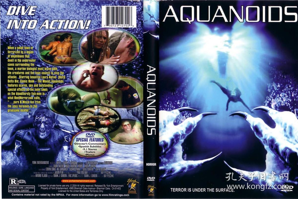 碧海魔人 绝版稀缺变异怪兽cult恐怖片 dvd