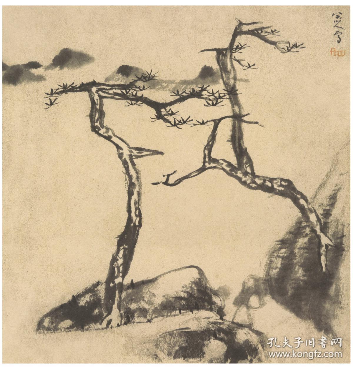 中国好丹青册页 / 八大山人山水篇