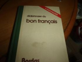 外文版 dictionnaire du bon francais   纯正法语词典