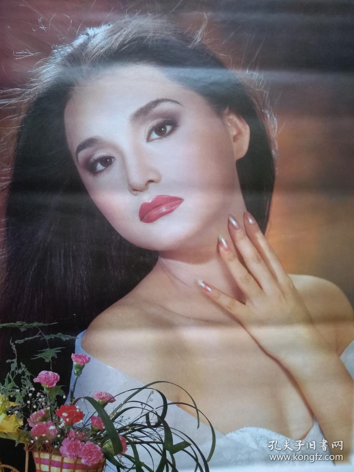 美女挂历陈丽峰单张大开张515x72cm详见说明