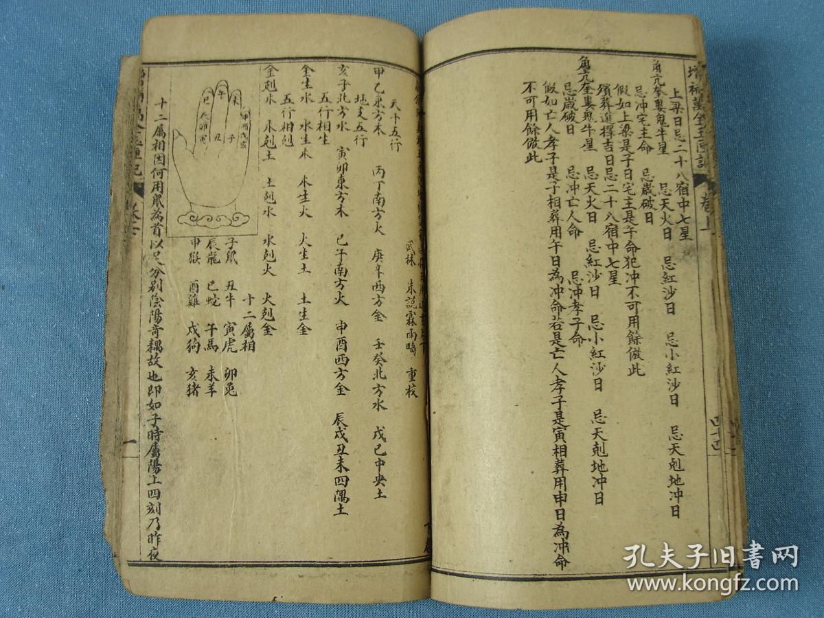 【清代】稀见的 清代风水日子·增补万全玉匣记