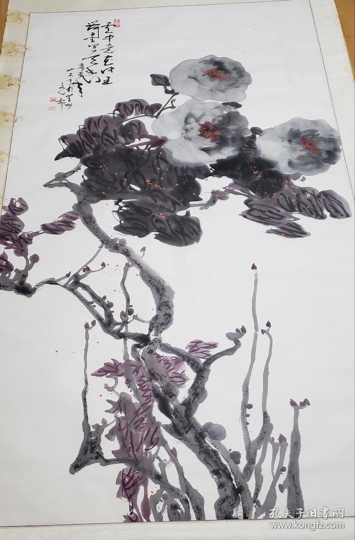 00 何乃磊,著名花鸟画家,沂蒙画派创始人.1953年出生于山东 莒县.