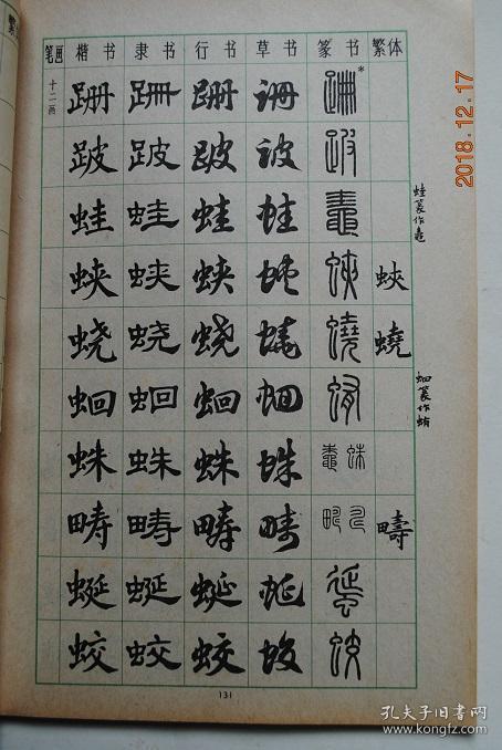 隶书,行书,草书,篆书)【并设有楷书繁体栏目,可作字帖临习,也可做工具