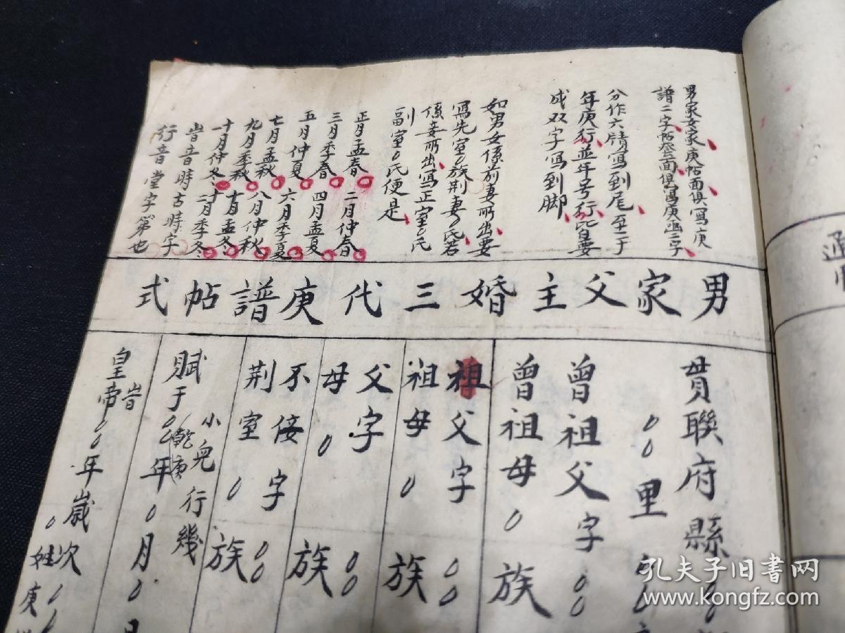 大清国广东广州府新密县,手写杂文,时文,对联,喜庆礼仪礼教规范贴式