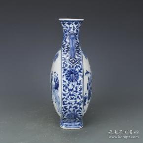 特价秒杀2000元★精品瓷器■【★★清康熙青花人物纹抱月瓶