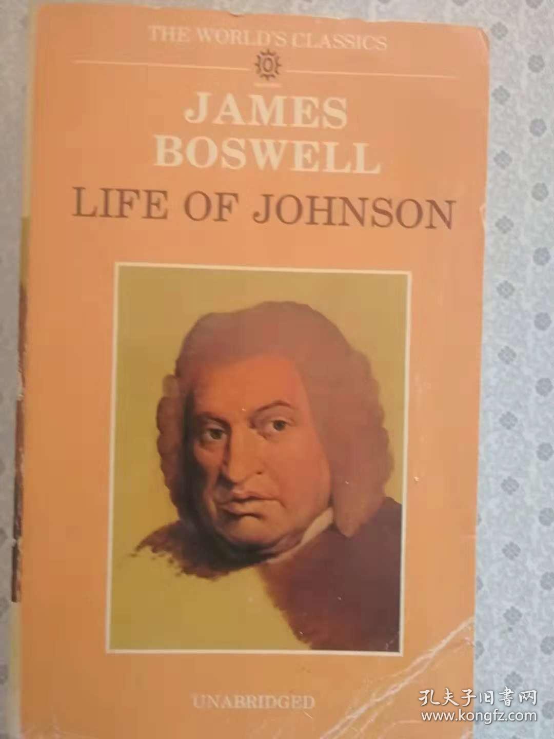 life of johnson unabridged james boswell 英文原版