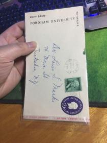 外国信封，1959年，us邮票，20190502