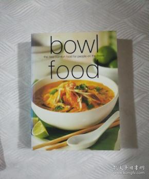 英文原版书bowl food 简易西餐汤意大利面烩饭沙拉海鲜餐