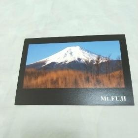 日本明信片。《富士山》