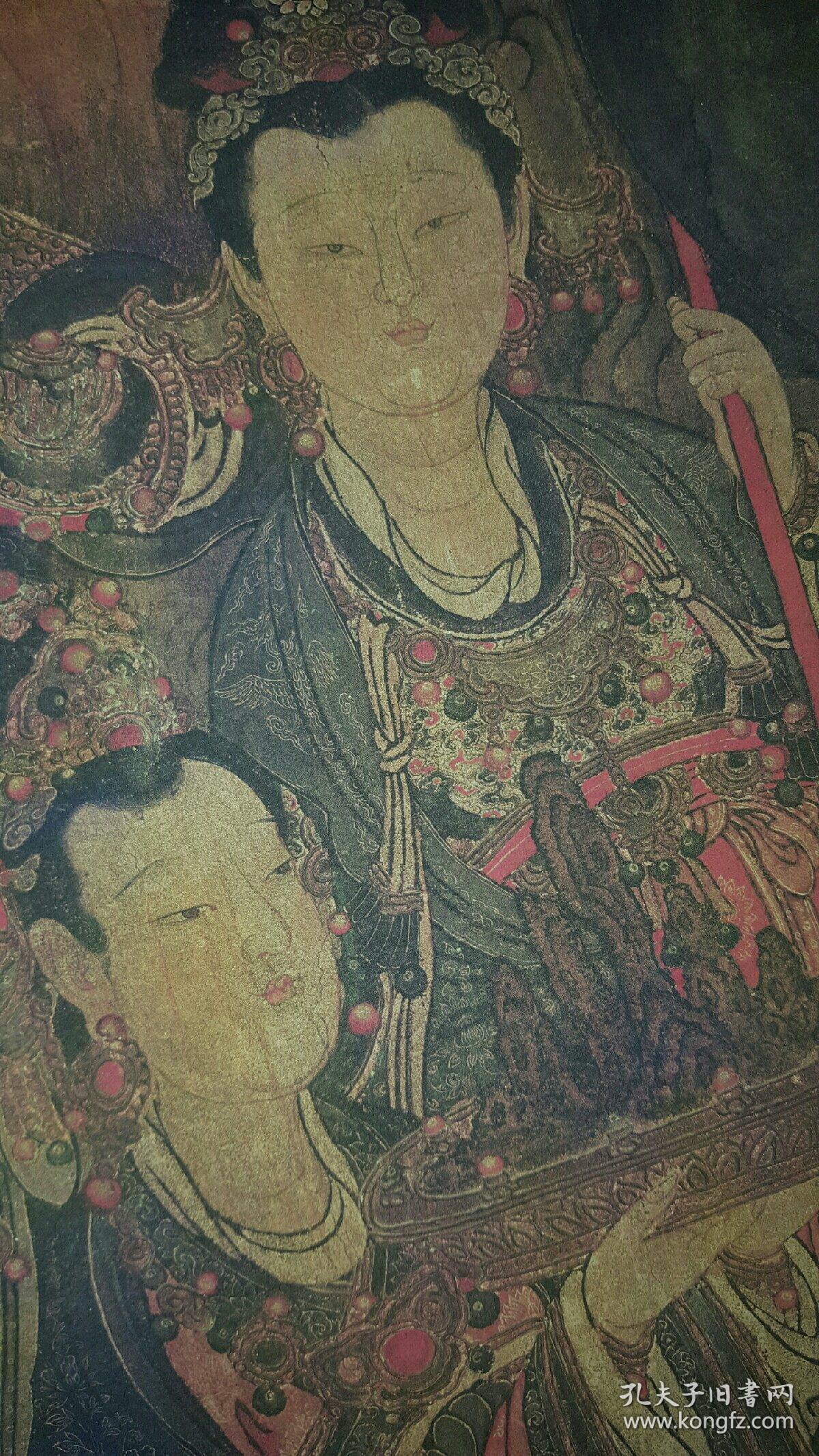 佛画 法海寺壁画 帝释天西全图.150*346.3厘米(原画210.62*486.