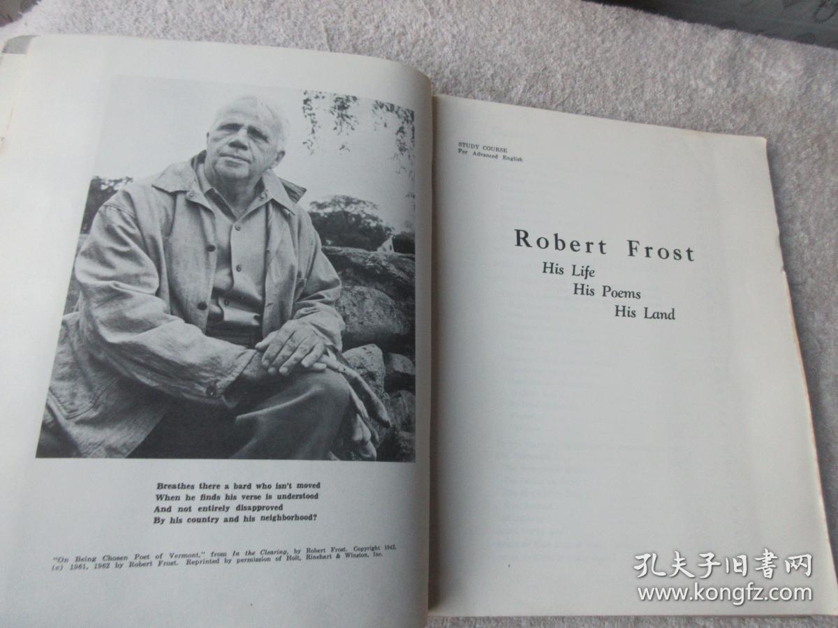 robertfrost作品,robertfrost robertfrosthislifehispoemshislandstudycourseforadvancedenglish