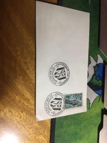 外国信封，特殊印戳，盾牌，1965，20190523