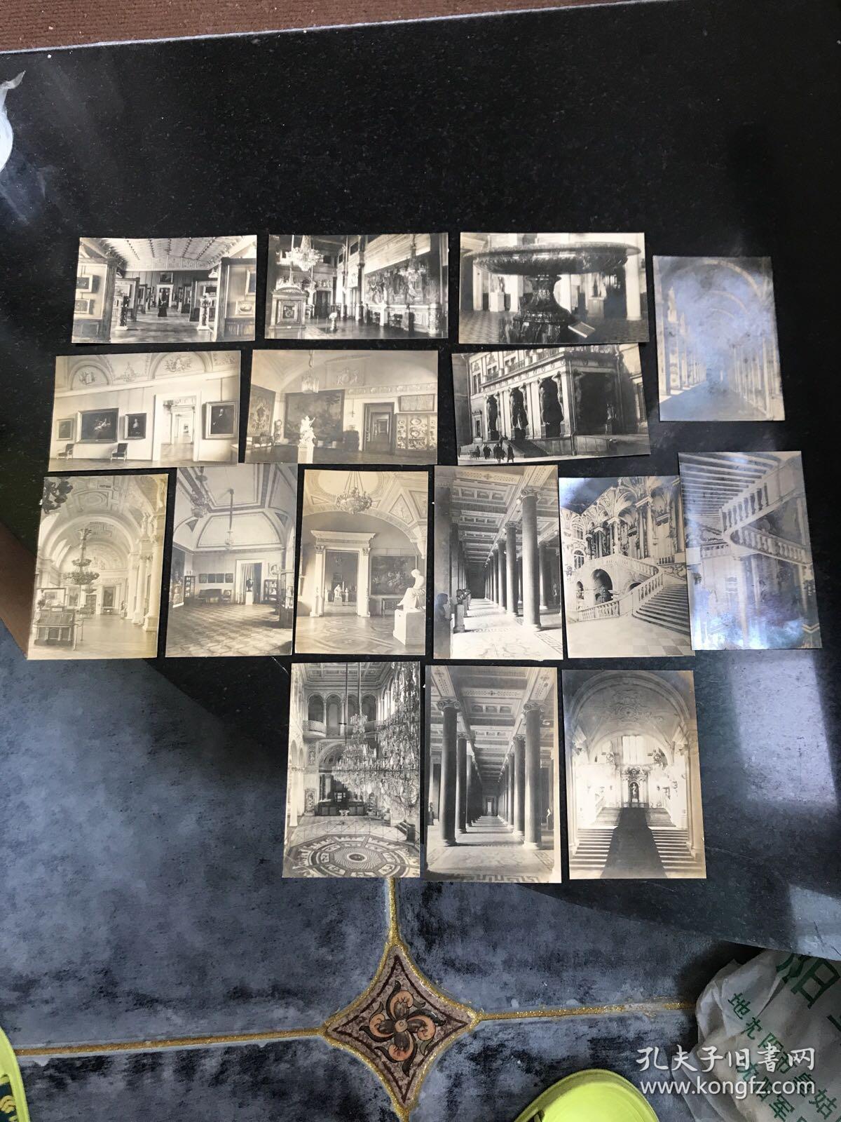 民国时期外国宫殿王宫室内建筑珍宝展览明信片