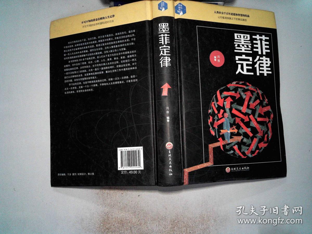 墨菲定律(鸿雁 著)_简介_价格_文学书籍_孔网