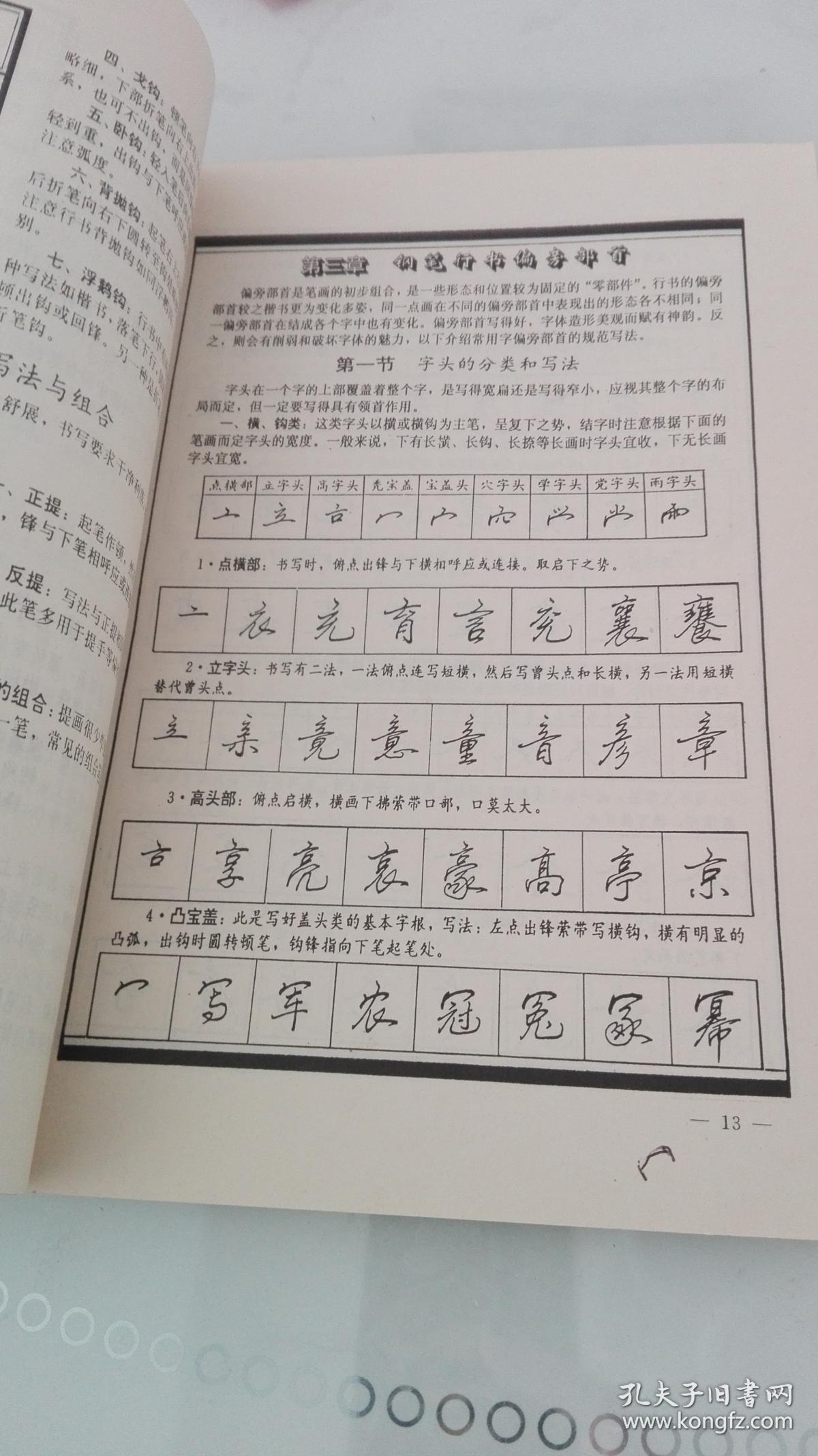 钢笔行书实用技法李放鸣著a2竖排存放