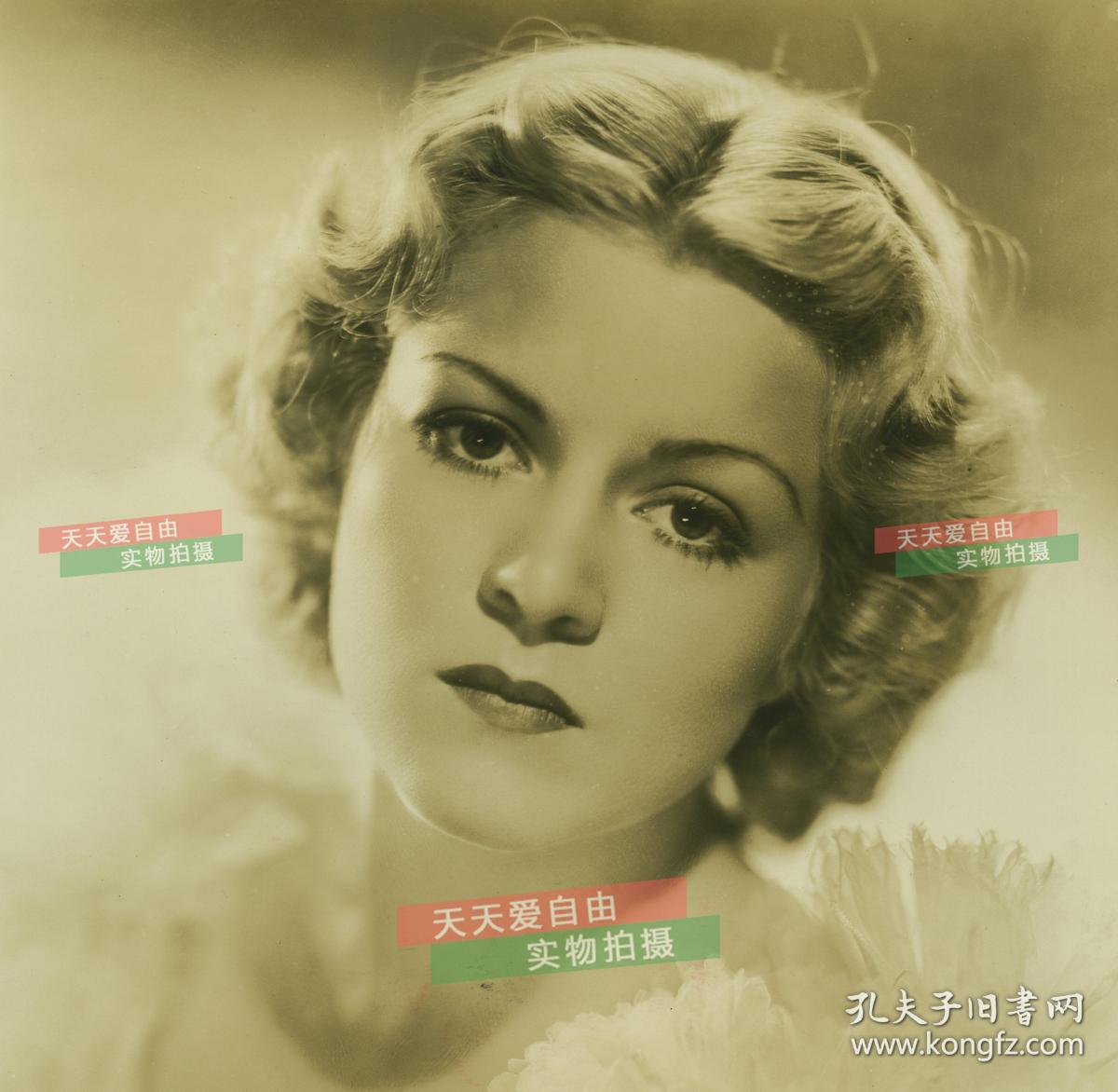 1930年代美国女明星嘉丽·杜莉华肖像, 1010年生,好莱