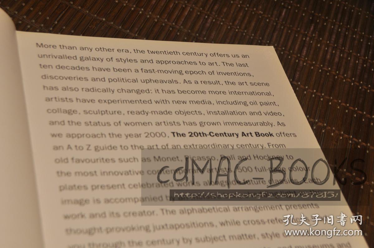 姐妹篇《the 20th century art book》 汇500位20世纪最伟大的艺术家