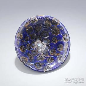 瓷器,精品 宋建阳【窑变蓝贝壳 斗笠茶盏 茶碗】有实体店拍前请询问