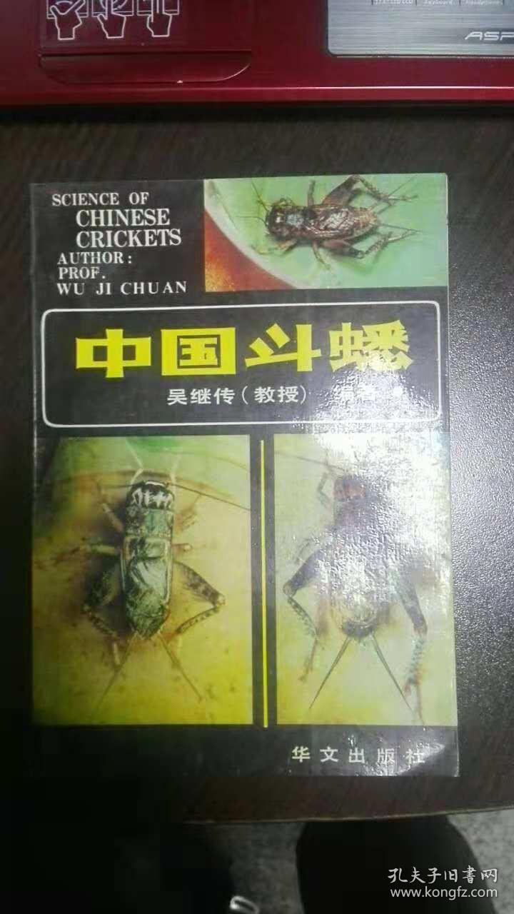 【中国斗蟋 】华文出版社 ---附80张彩图(94年2版1印)全新未阅