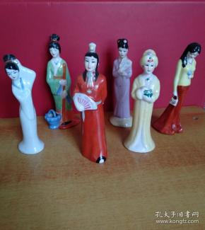 售(另赠1个现代美女瓷):贾宝玉?、林黛玉葬花?