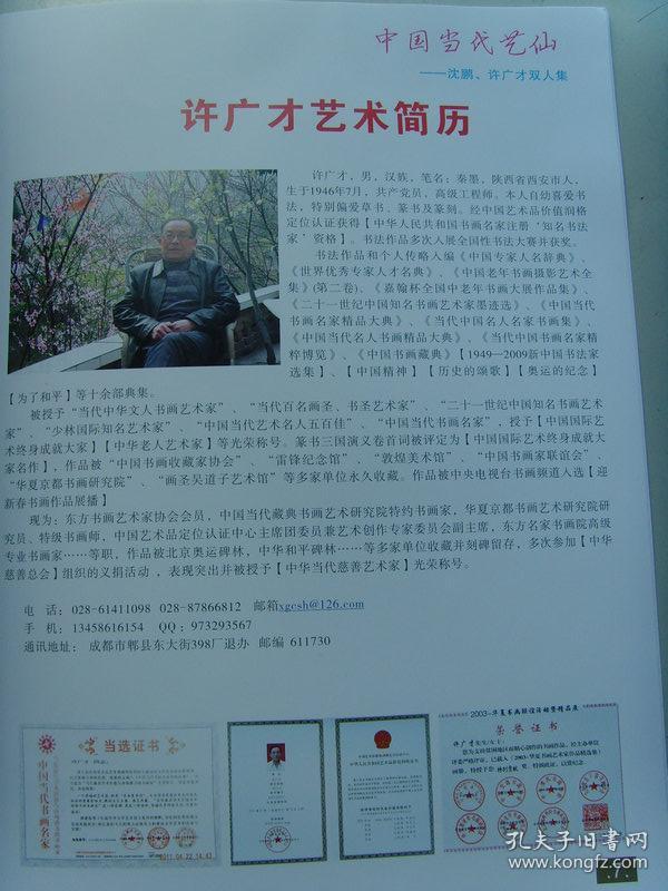 《许广才书法集》