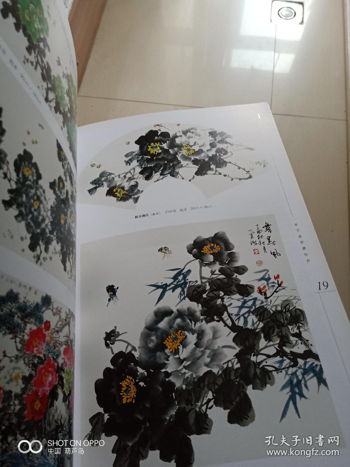 《中国画名家艺术研究:李兰成彩墨牡丹》(李兰成 绘,贾德江 主编,北京