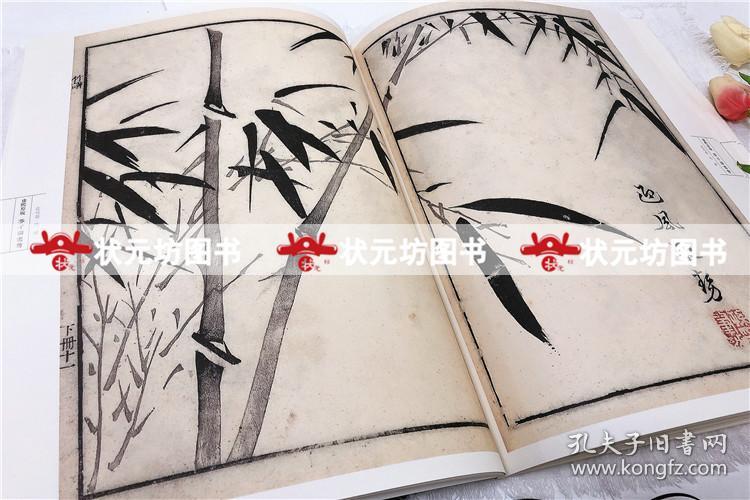 草虫谱花卉芥子园画谱 康熙版山水卷树谱彩色版大学国画美术教材书