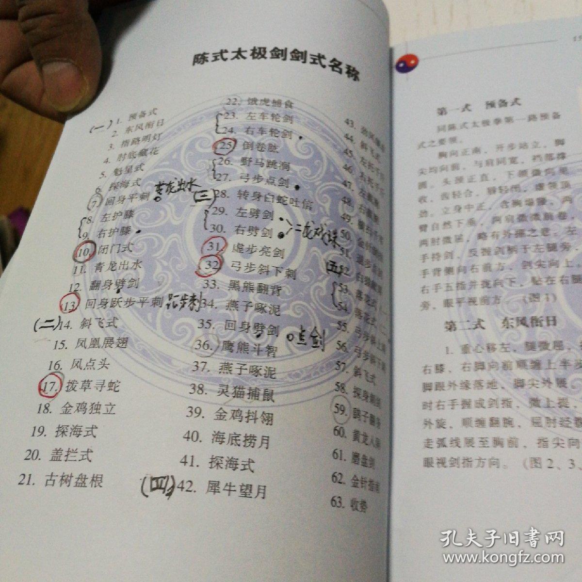 陈式太极剑63式