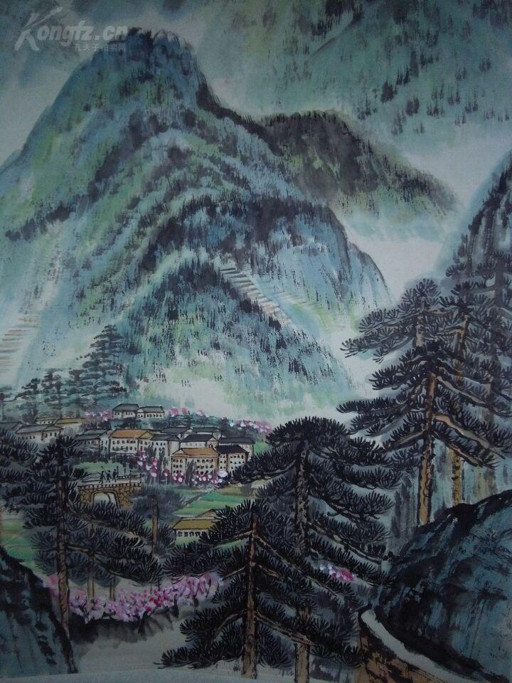 著名美术家,收藏家和鉴定家  周怀民> 井冈山之春.