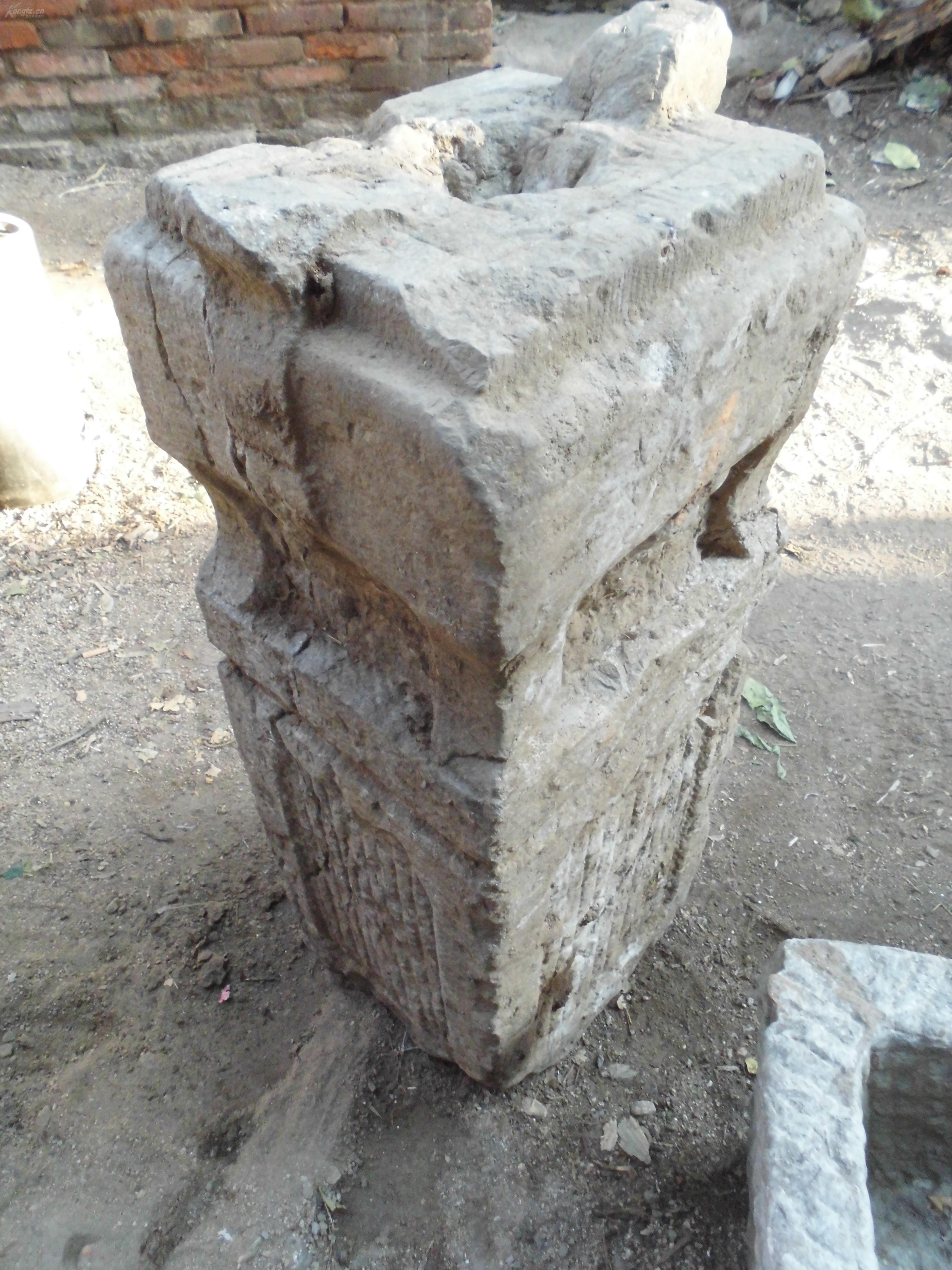 古代石雕《明代石雕香炉》(终生包老)