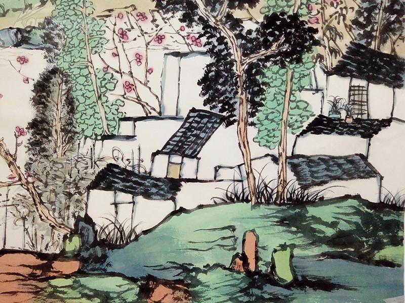 中国国家画院专职画家 福建省美术家协会副主席【林容生】山水 纯