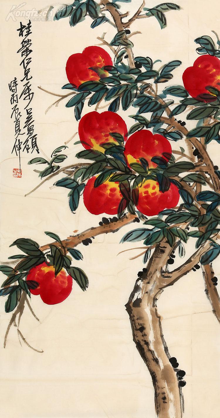 吴昌硕 寿桃