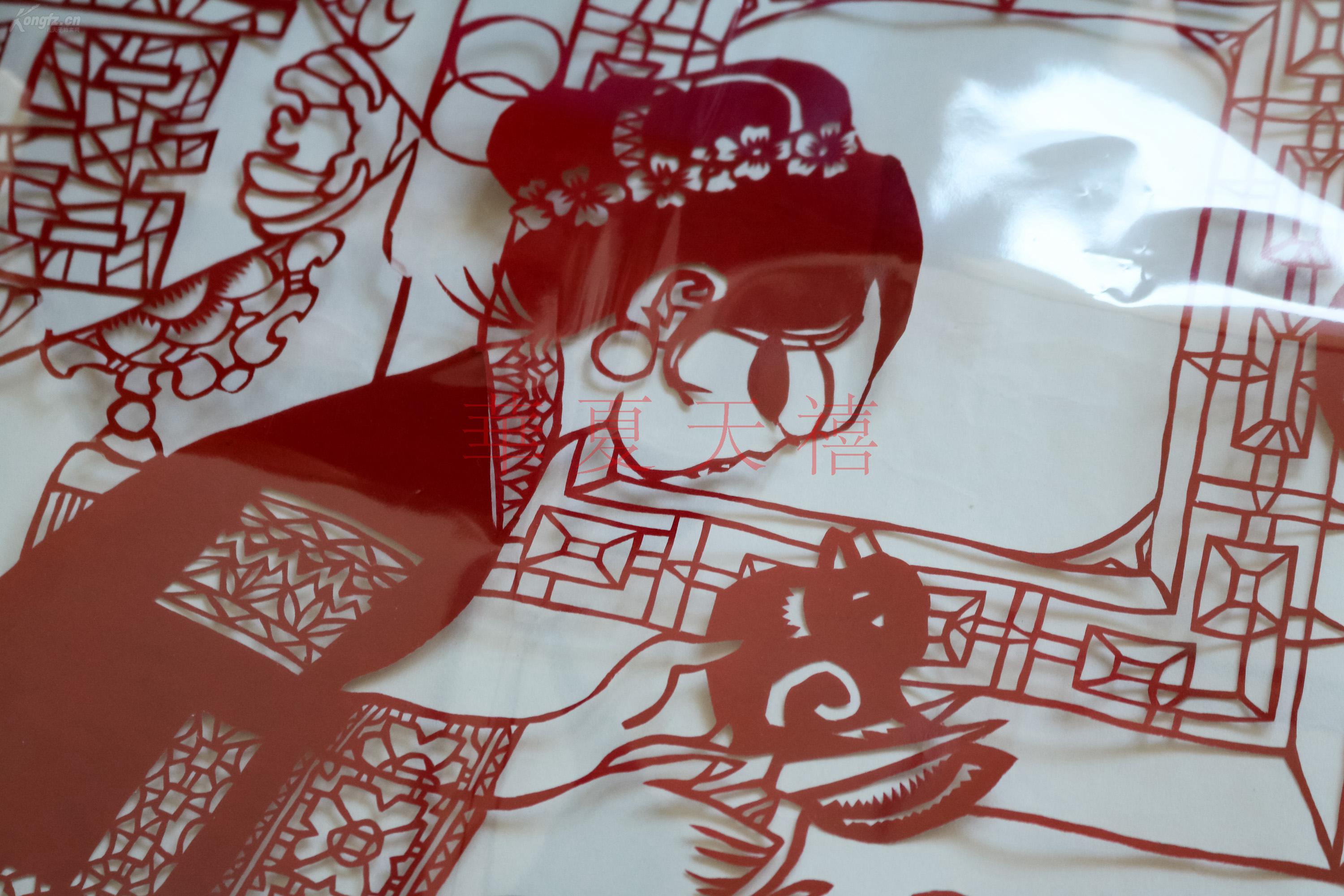 刘卫平剪纸艺术作品: 著名剪纸艺术家 刘卫平《贴窗花
