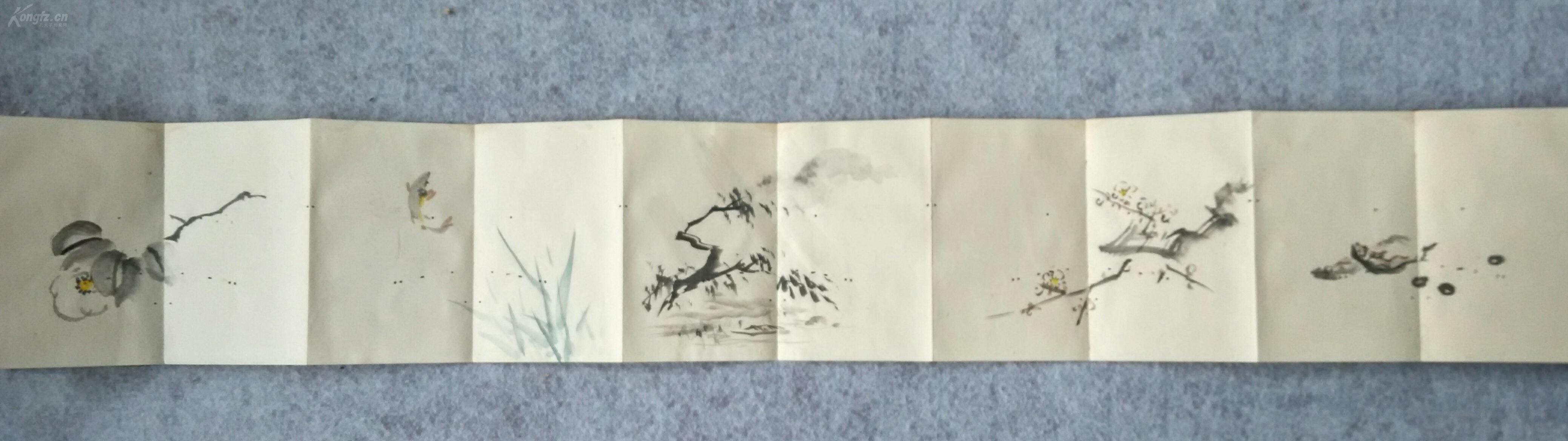 6米多长【名家狩野周信(1660年～1728年)老册页】