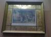 【精品钢板画】1843年--《镇江官员家庭女眷打扑克》---奥罗姆作品--手工上色,原配画框