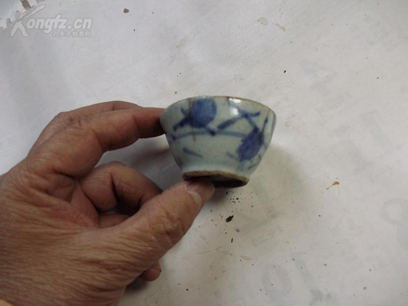 明代青花酒盅