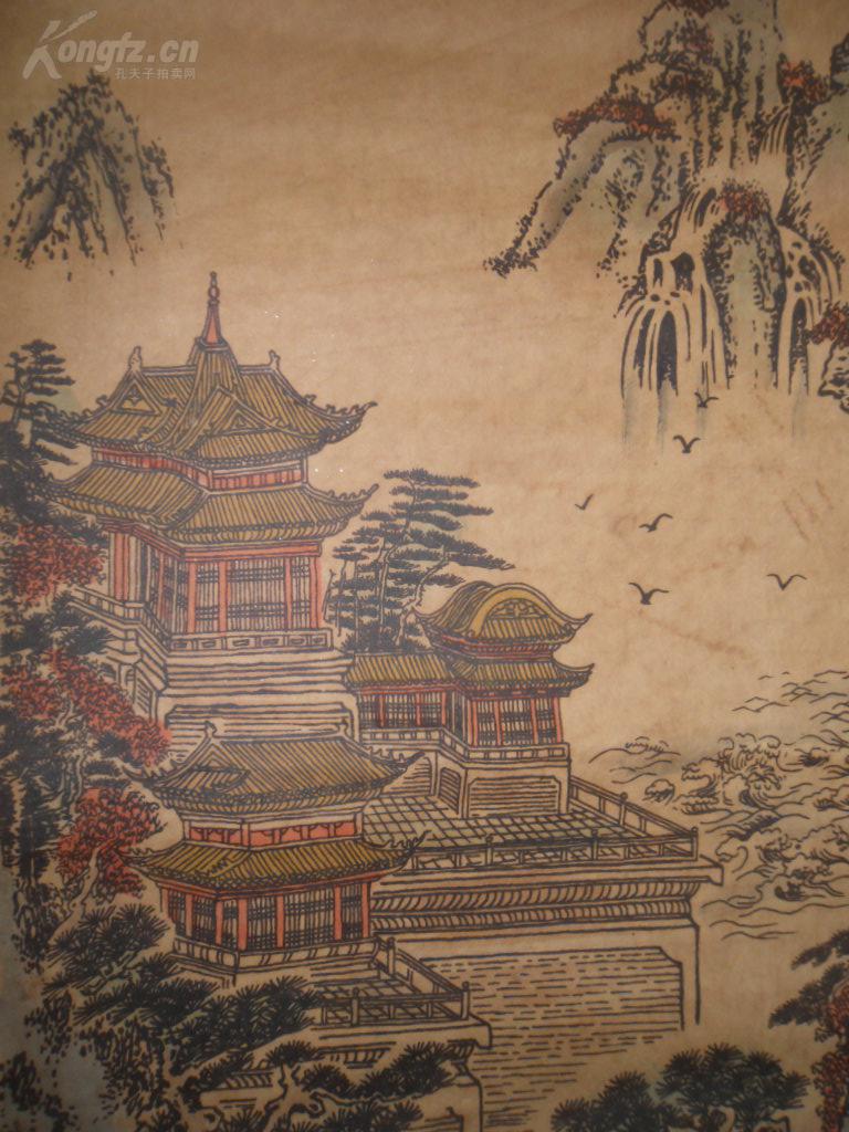 名人绢画《蒋廷锡》品好如图 拍品编号:28159373