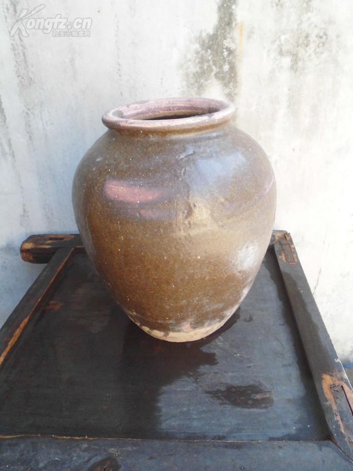 古代陶瓷艺术《宋元地方窑青釉美人罐,品优秀》终生包