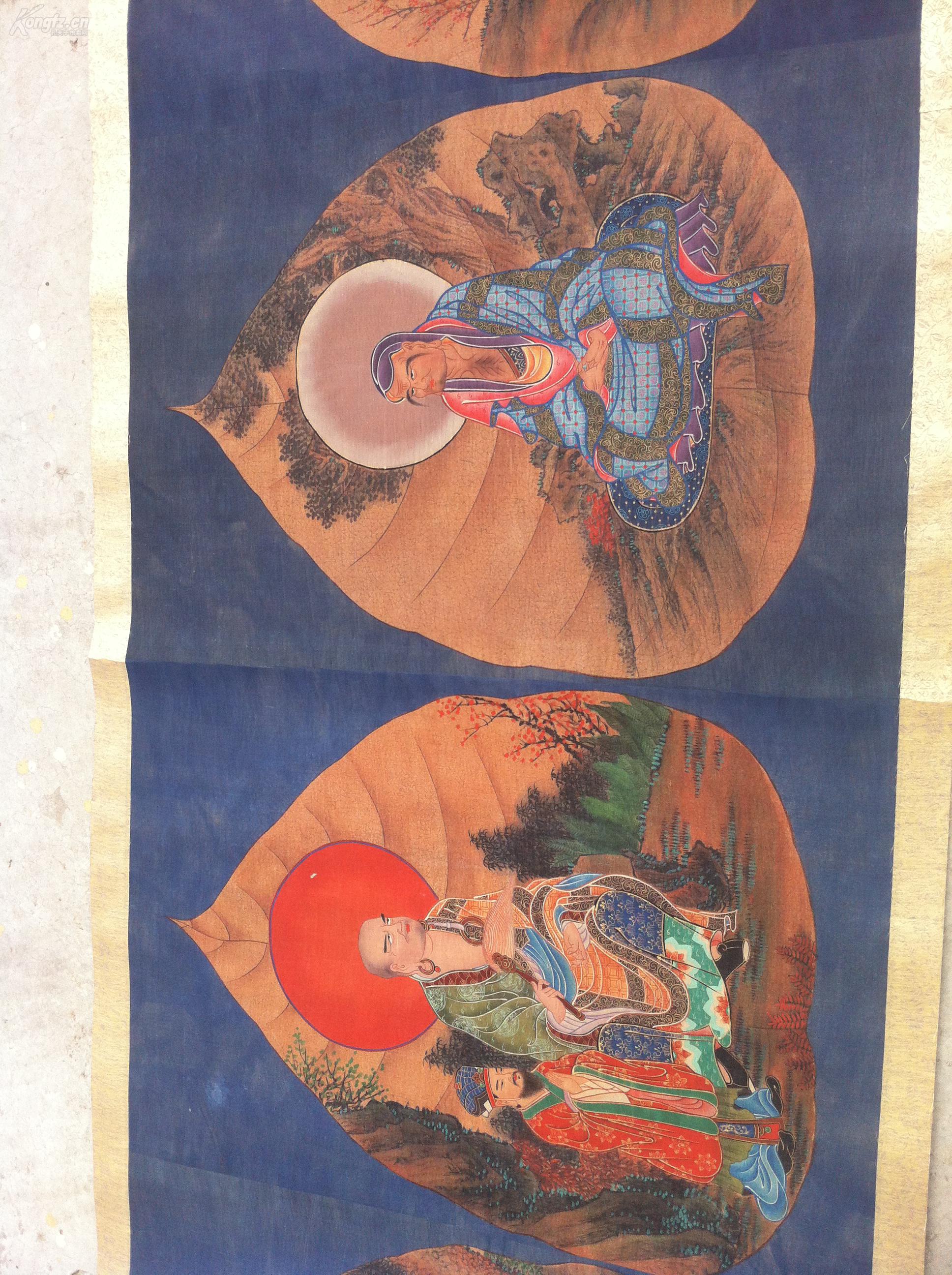 丁云鹏罗汉图木版水印