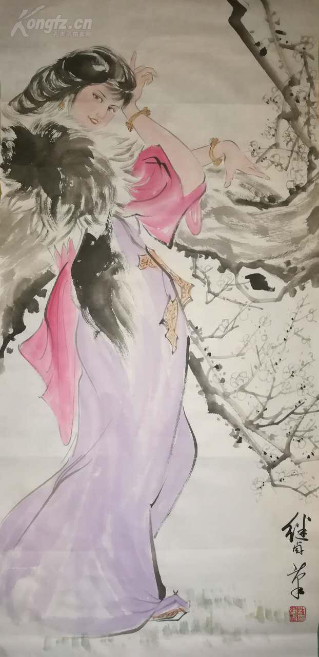 连环画艺术大师 刘继卣>三尺 梅花少女.