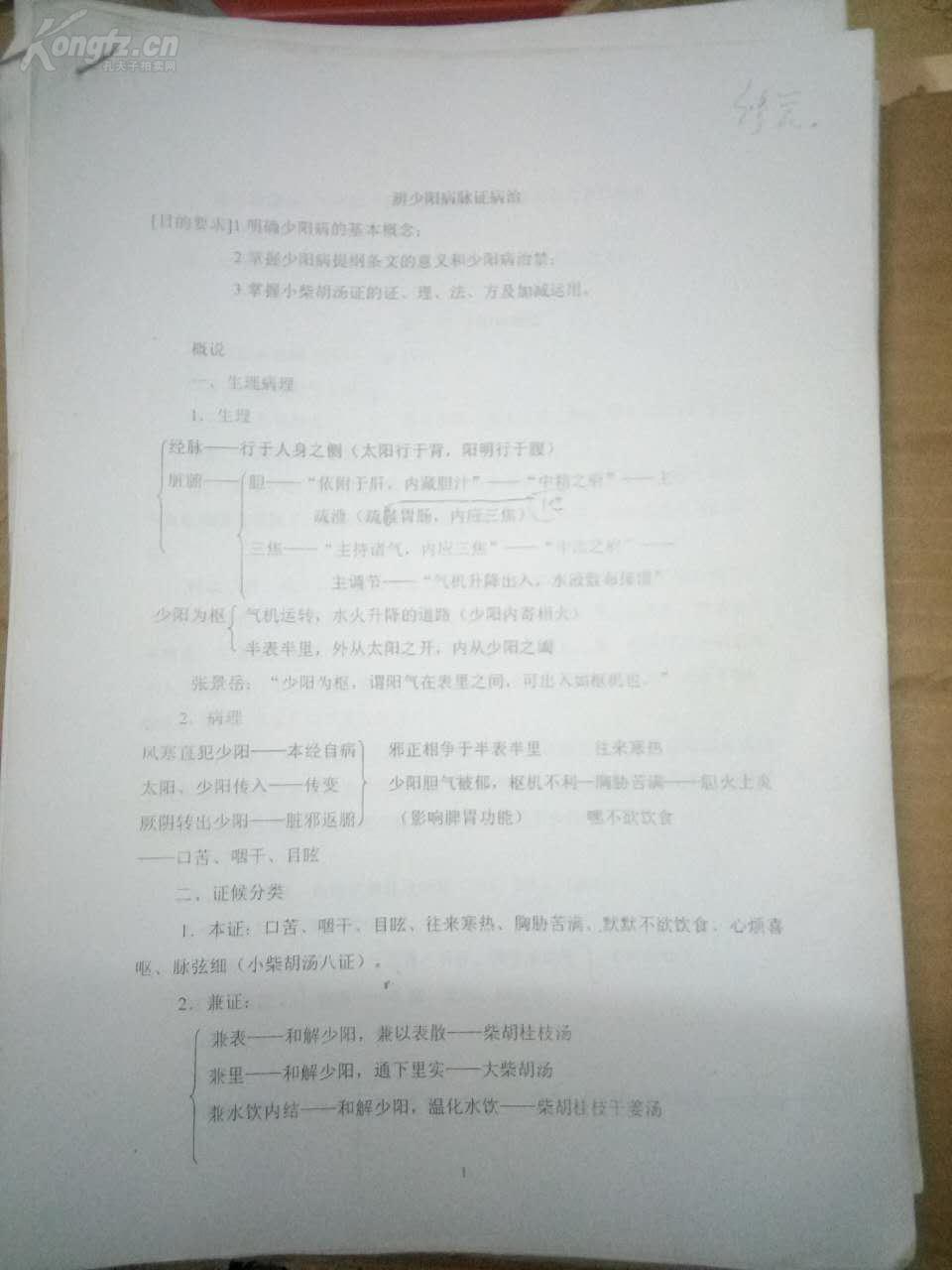【图】A0493 中医药 辨少阳病脉证病治 15页_