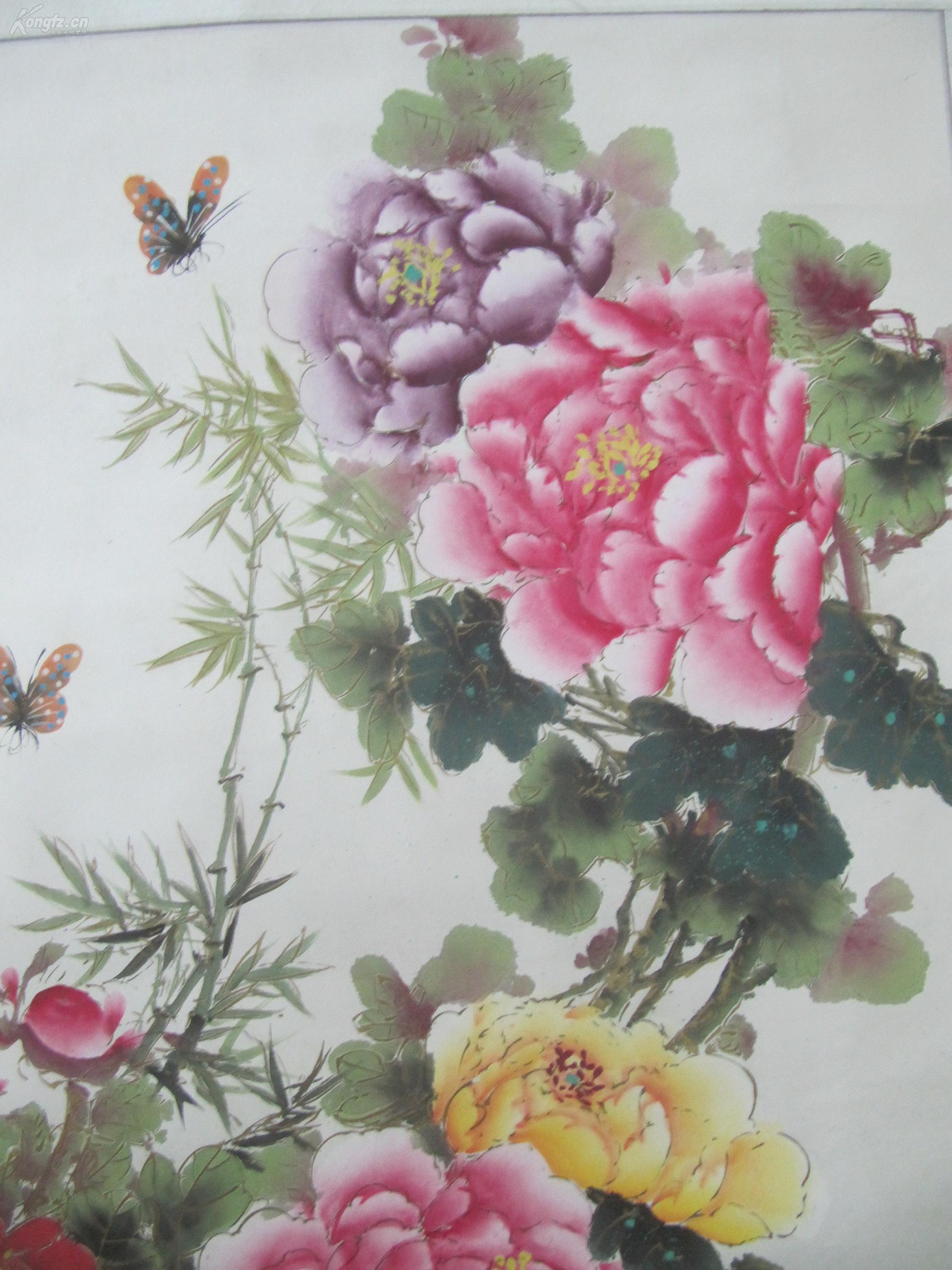原装裱立轴 中国美术家协会会员,将军书画院副院长 陈桂芳 画画作品一